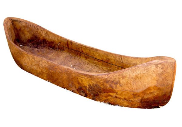 Hand Carved Canoe